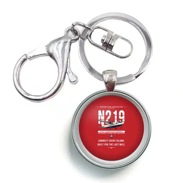 N219 Nurtanio - Original - Circle Key Chain - Red