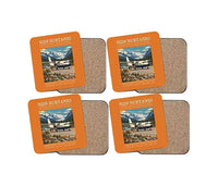 Thumbnail for N219 Nurtanio - Poster - Coaster Set - Orange
