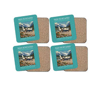 Thumbnail for N219 Nurtanio - Poster - Coaster Set - Turquoise
