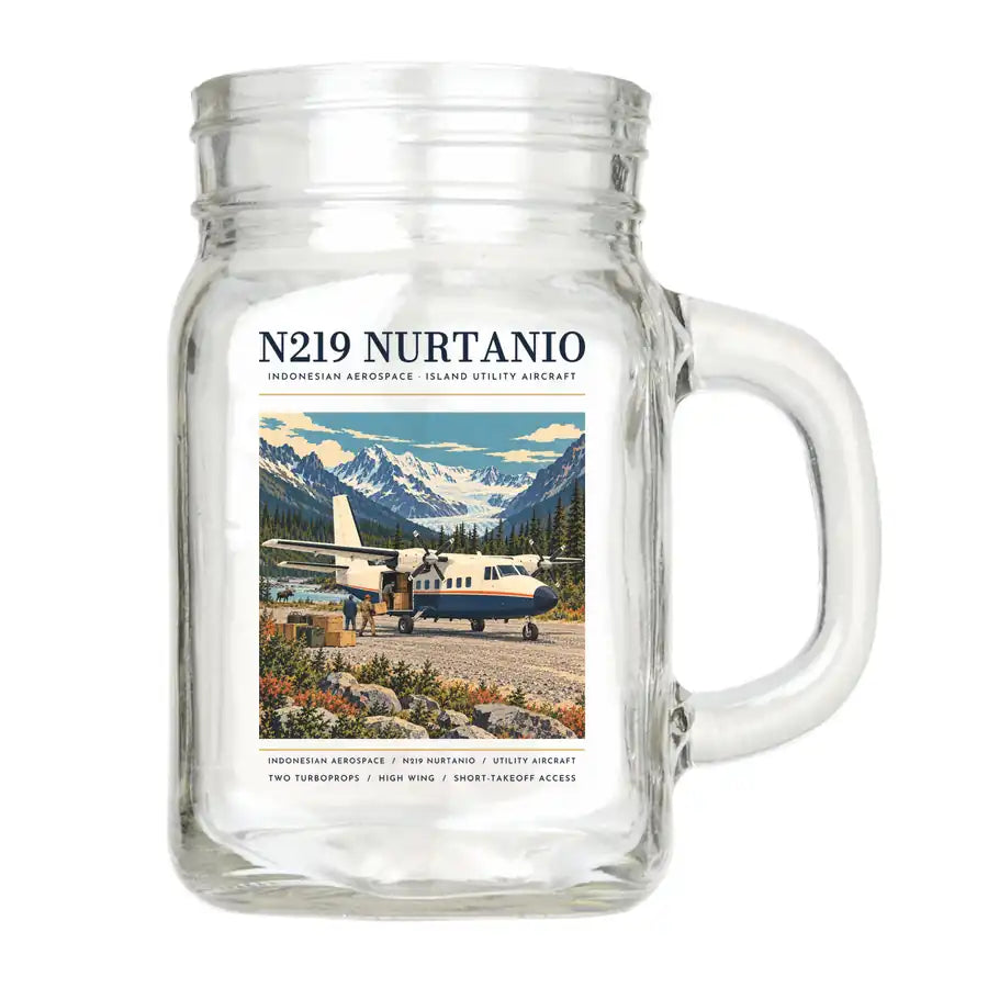 N219 Nurtanio - Poster - Cocktail Glass (Mason Jar)