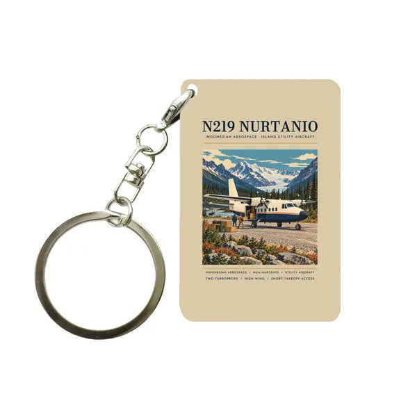 N219 Nurtanio - Poster - Key Chain - Beige