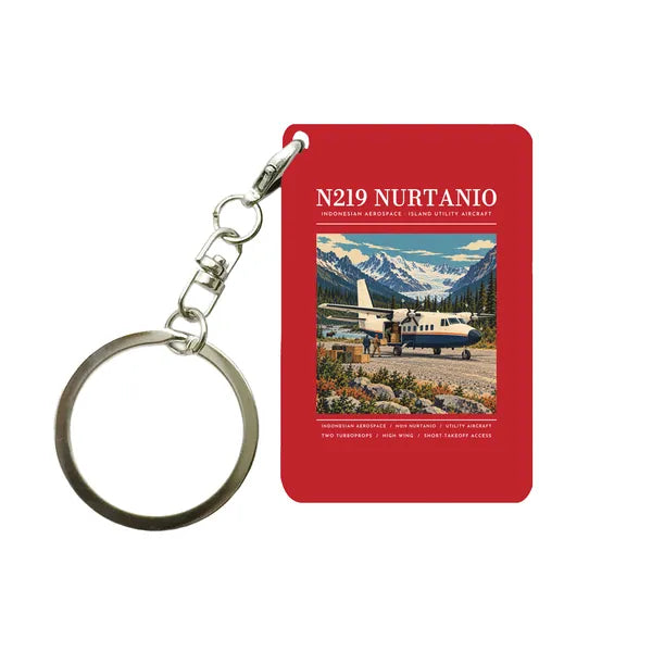 N219 Nurtanio - Poster - Key Chain - Red