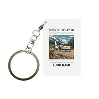 Thumbnail for N219 Nurtanio - Poster + Name - Key Chain - White