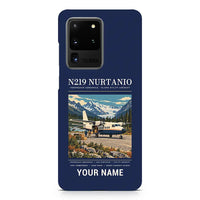 Thumbnail for N219 Nurtanio - Poster + Name - Samsung Case - Navy Blue