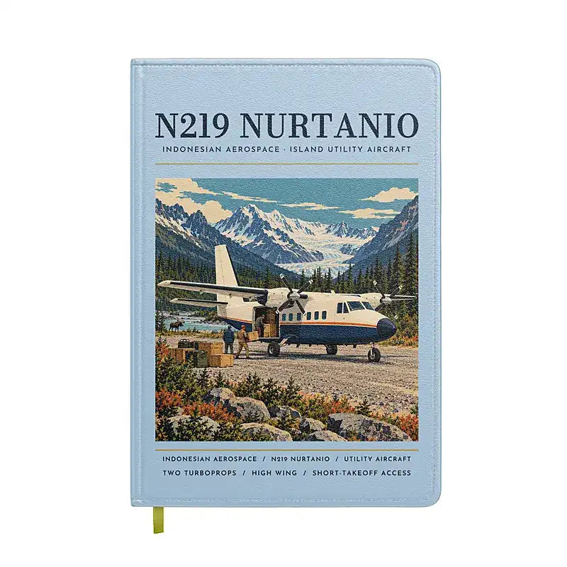 N219 Nurtanio - Poster - Notebook - Light Blue