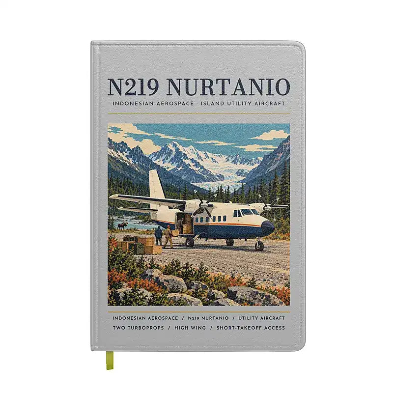 N219 Nurtanio - Poster - Notebook - Light Gray
