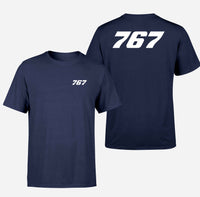 Thumbnail for 767 Flat Text Designed Double-Side T-Shirts