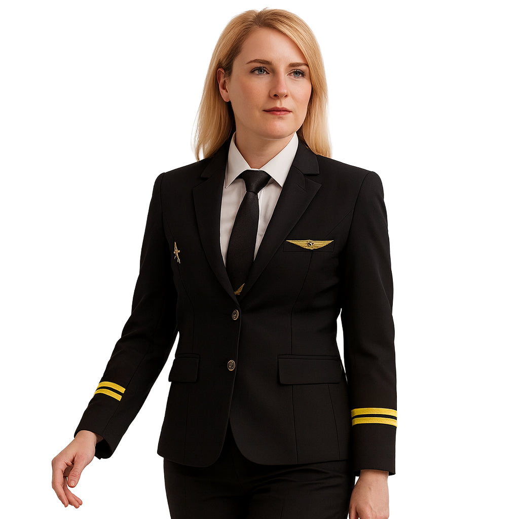 2 Lines "WOMEN" Airline Pilot Full Set