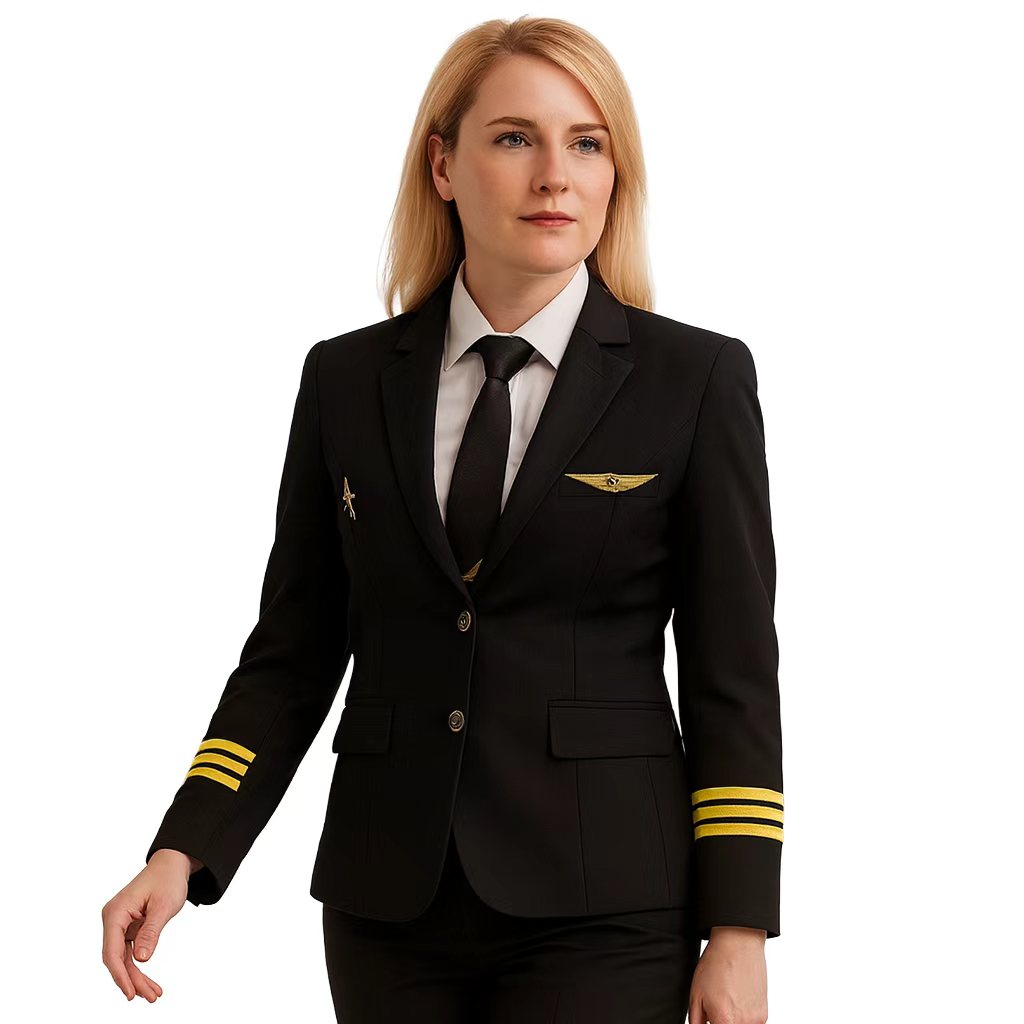 3 Lines "WOMEN" Airline Pilot Full Set