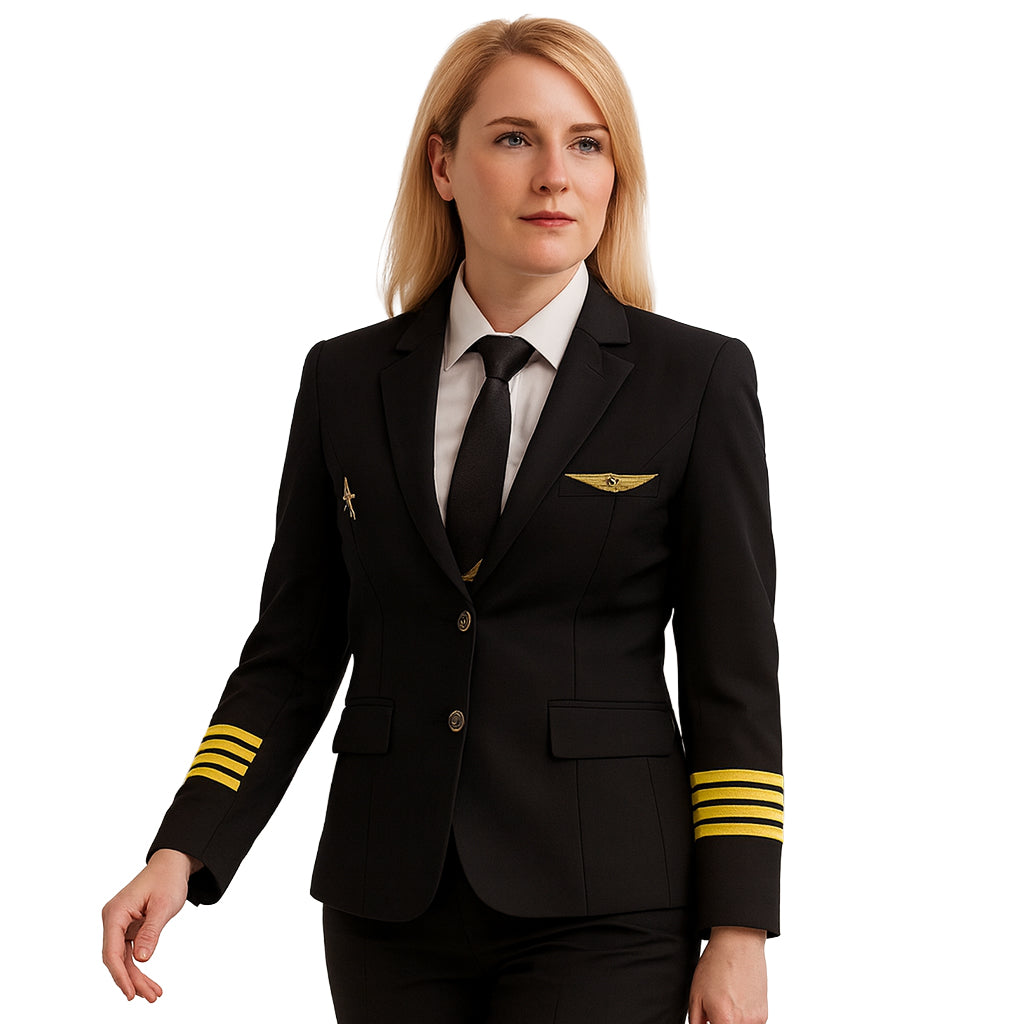 4 Lines "WOMEN" Airline Pilot Full Set