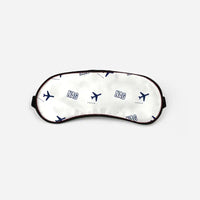 Thumbnail for Dr. Babasaheb Ambedkar International Airport (NAG) Sleep Masks - Sleep Mask - Pattern - White