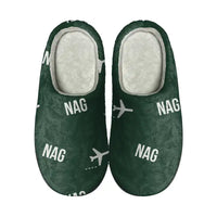 Thumbnail for Dr. Babasaheb Ambedkar International Airport (NAG) Slippers & Flip Flops - Slippers - Cotton - Pattern - Dark Green