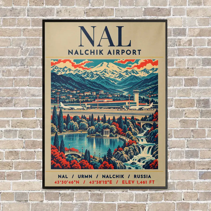 NAL - Poster - Canvas Framed - Beige