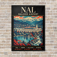 Thumbnail for NAL - Poster - Canvas Framed - Black