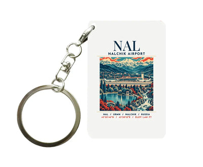 NAL - Poster - Key Chain - White