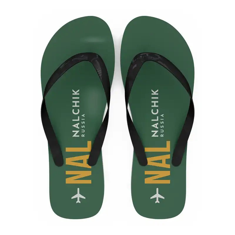 Nalchik Airport (NAL) Slippers & Flip Flops - Slippers - Flip Flops - Code - Green