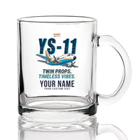 Thumbnail for NAMC YS-11A - Cartoon + Name - Coffee & Tea Glass