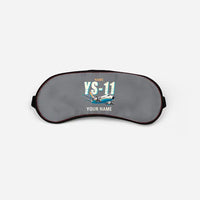 Thumbnail for NAMC YS-11A - Cartoon + Name - Sleep Mask - Gray