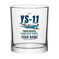 Thumbnail for NAMC YS-11A - Cartoon + Name - Special Whiskey Glass