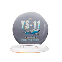 Thumbnail for NAMC YS-11A - Cartoon - Pin - Gray