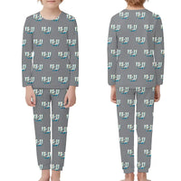 Thumbnail for NAMC YS-11A - Children Pajamas - Cartoon Pattern - Gray
