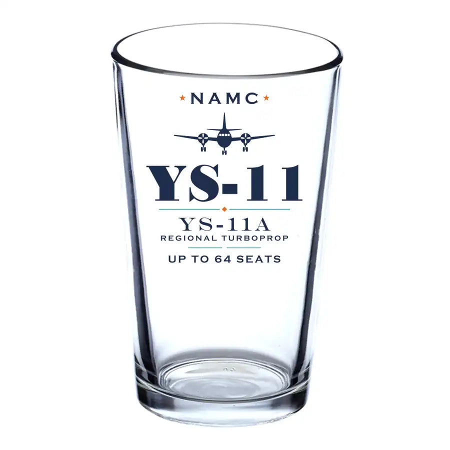 NAMC YS-11A - Heritage - Beer & Water Glass
