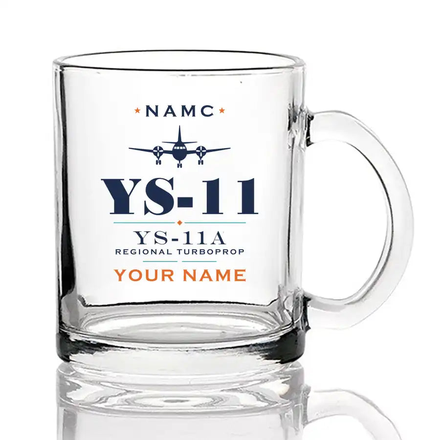 NAMC YS-11A - Heritage + Name - Coffee & Tea Glass