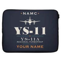 Thumbnail for NAMC YS-11A - Heritage + Name - Laptop Sleeve