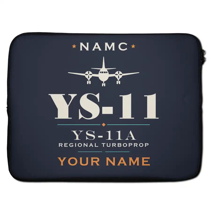 NAMC YS-11A - Heritage + Name - Laptop Sleeve