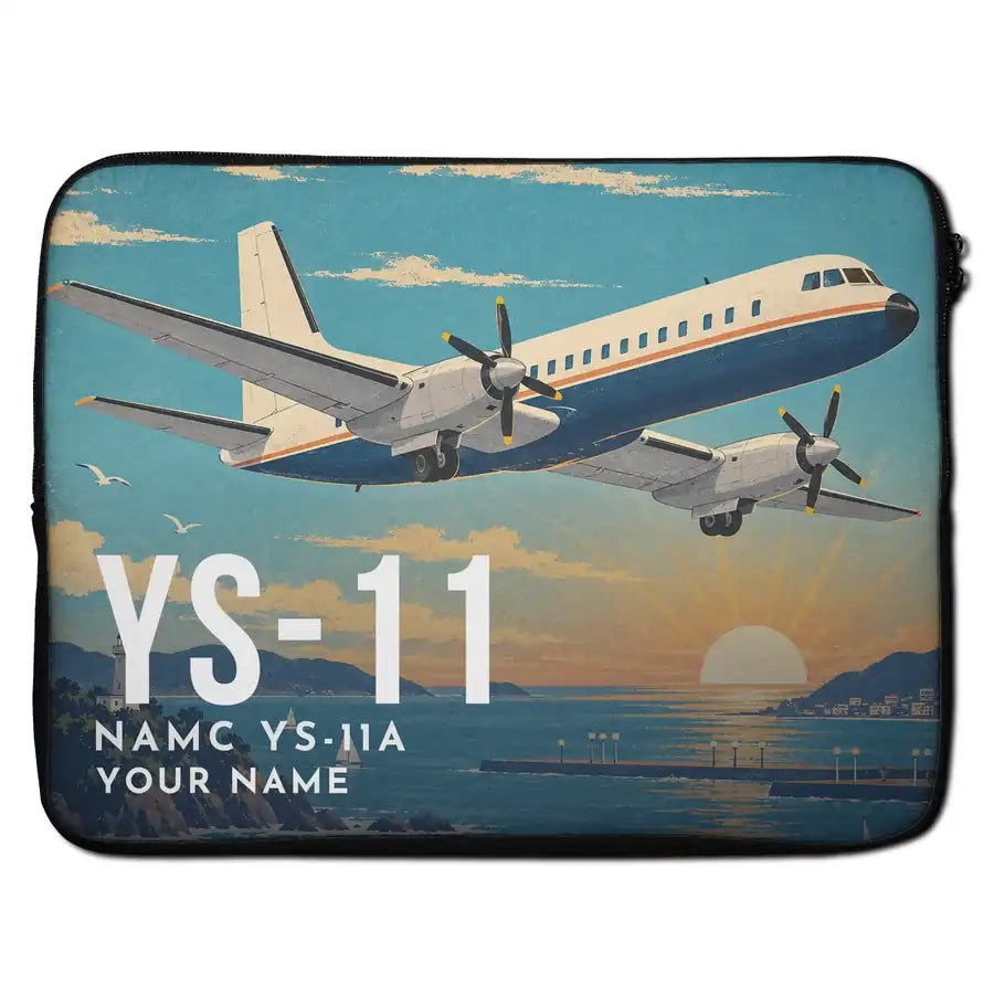 NAMC YS-11A - Laptop Sleeve + Name