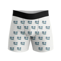 Thumbnail for NAMC YS-11A - Men Boxers - Cartoon Pattern - White