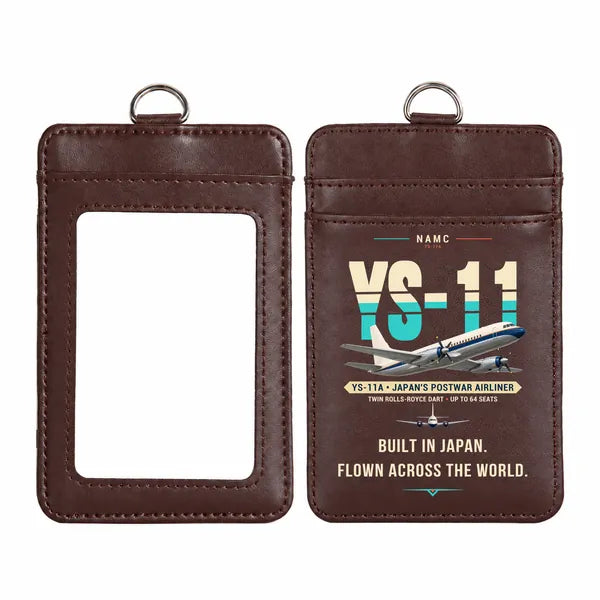 NAMC YS-11A - Original - ID Card Holder - Dark Brown