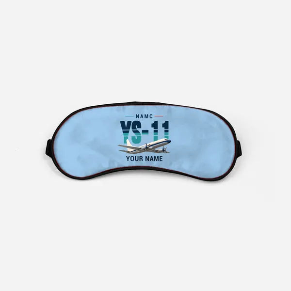 NAMC YS-11A - Original + Name - Sleep Mask - Light Blue