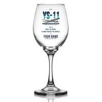 Thumbnail for NAMC YS-11A - Original + Name - Wine Glass