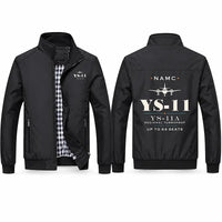 Thumbnail for NAMC YS-11A Stylish Jackets - Stand Collar - Heritage - Black