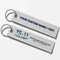 Thumbnail for NAMC YS-11A Aviator Key Chains - White - Personalized