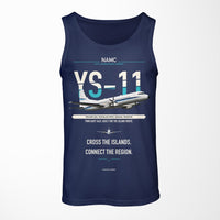 Thumbnail for NAMC YS-11A design on dark blue tank top