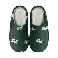 Thumbnail for Nadi International Airport (NAN) Slippers & Flip Flops - Slippers - Cotton - Pattern - Dark Green
