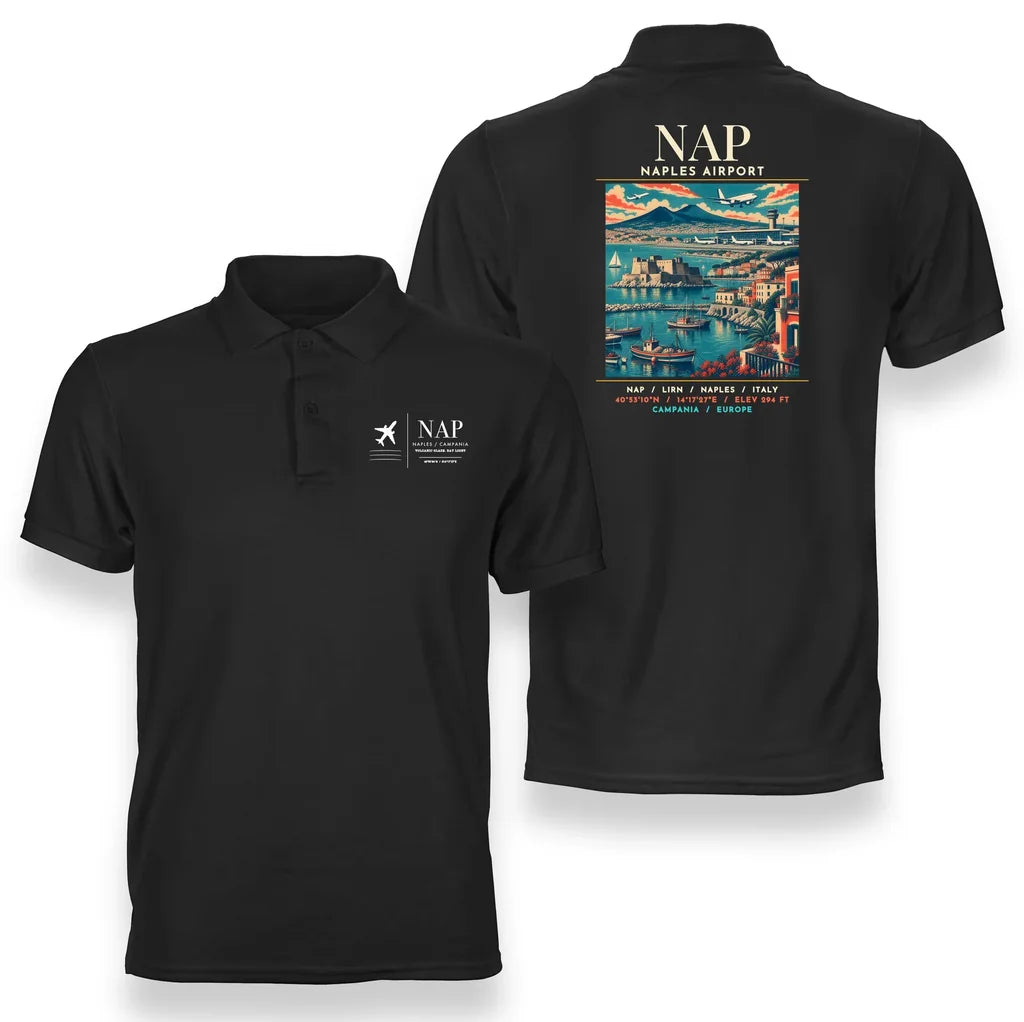 NAP - Poster - Double-Side Polo - Black