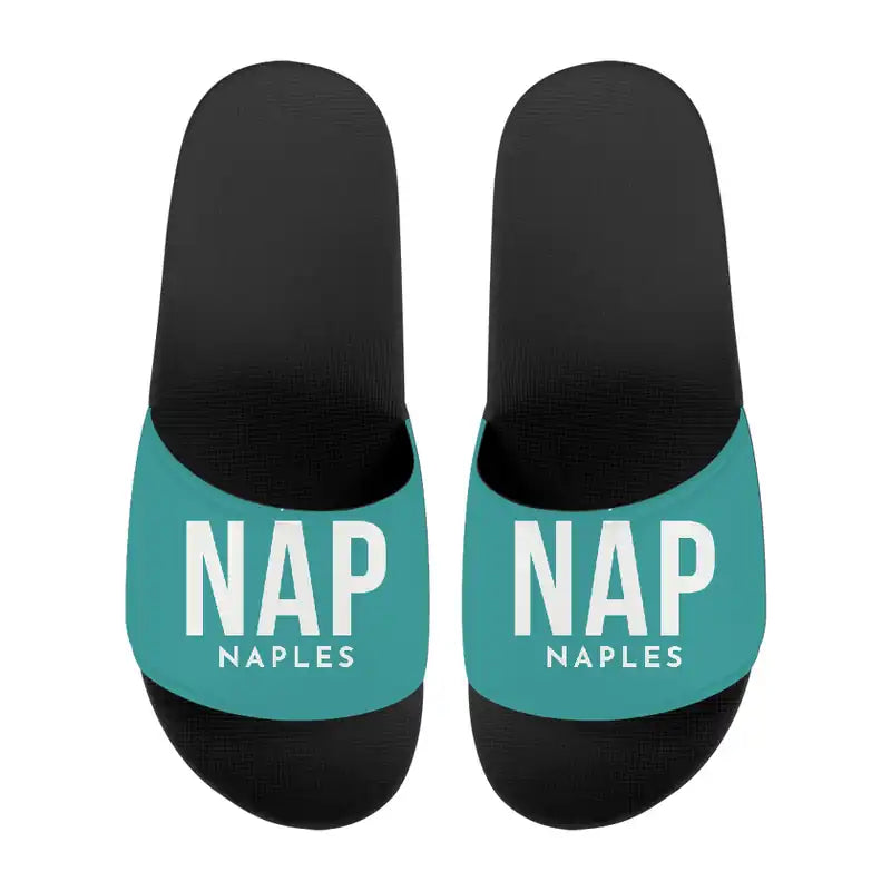 Naples International Airport (NAP) Slippers & Flip Flops - Slippers - Sport - Code - Turquoise