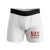 Thumbnail for Lynden Pindling International Airport Nassau (NAS) Men Boxers - Code - White