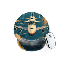 Thumbnail for NASA Boeing 747 Shuttle Carrier Aircraft - 3D + Name - Ergonomic Mouse Pad - Full Print