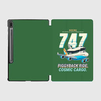 Thumbnail for NASA Boeing 747 Shuttle Carrier Aircraft - Cartoon - Samsung Tablet - Green