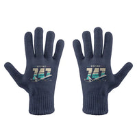Thumbnail for NASA Boeing 747 Shuttle Carrier Aircraft - Gloves - Full - Original - Navy Blue