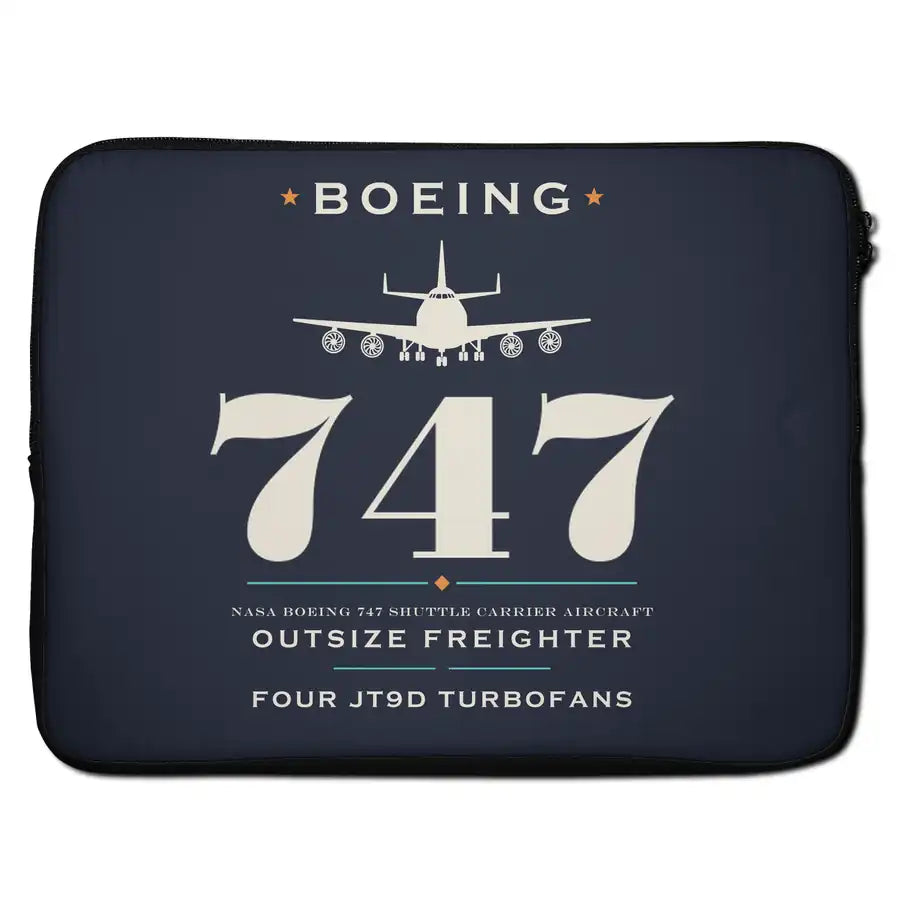 NASA Boeing 747 Shuttle Carrier Aircraft - Heritage - Laptop Sleeve