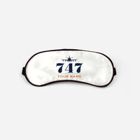 Thumbnail for NASA Boeing 747 Shuttle Carrier Aircraft - Heritage + Name - Sleep Mask - White