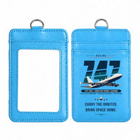 Thumbnail for NASA Boeing 747 Shuttle Carrier Aircraft - Original - ID Card Holder - Blue