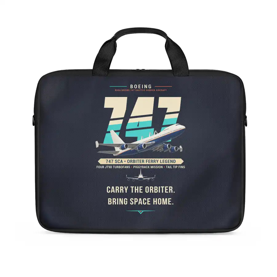 NASA Boeing 747 Shuttle Carrier Aircraft - Original - Laptop Bag