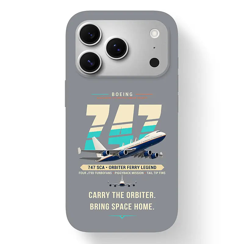 NASA Boeing 747 Shuttle Carrier Aircraft - Original - MagSafe iPhone 17 Pro - Gray
