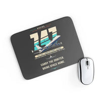 Thumbnail for NASA Boeing 747 Shuttle Carrier Aircraft - Original - Mouse Pad - Black